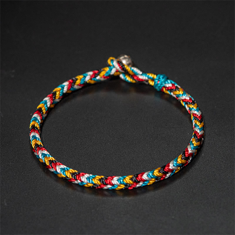 Armband Tibet Fünf Farben Schnur "Schutz"