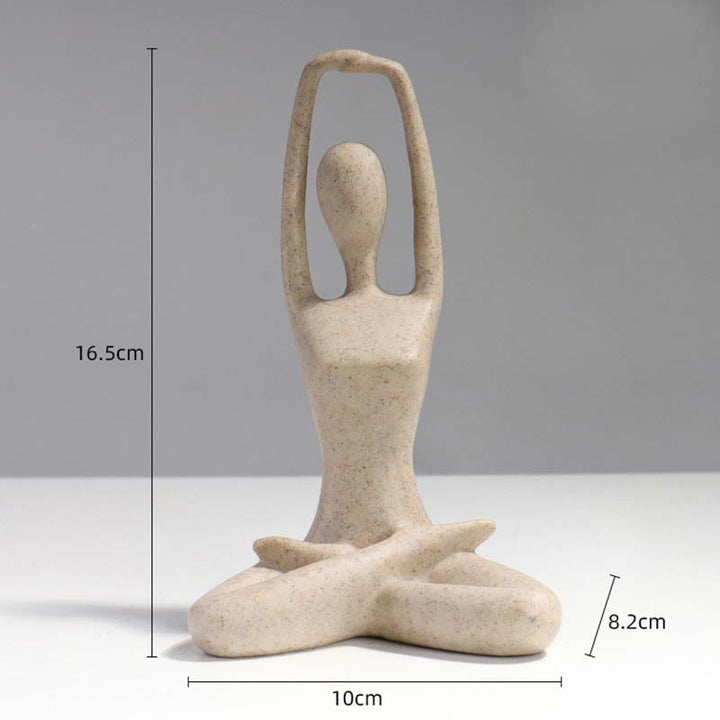 Zen Meditation Buddha Yoga Abstrakt Ausgestreckte Hände