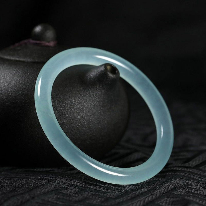 Hellblaues Jade Armband – Heilung & Segen elegantes Design