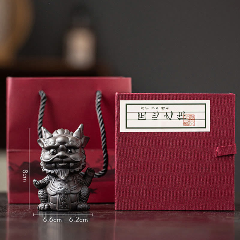 Drachen Figur Little Dragon King-Black(Gift Box)