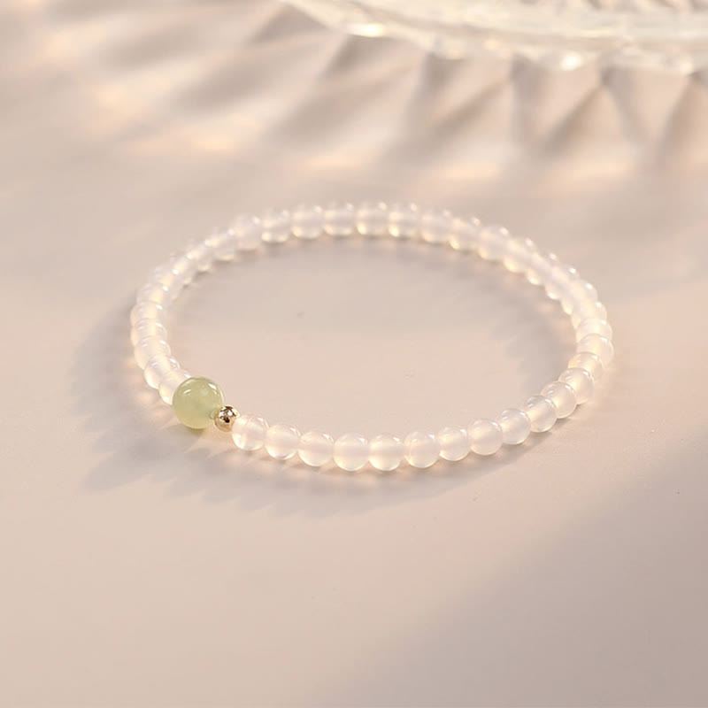 Armband Achat Jade – Schutz & Glück mit grünem Stein elegant getragen