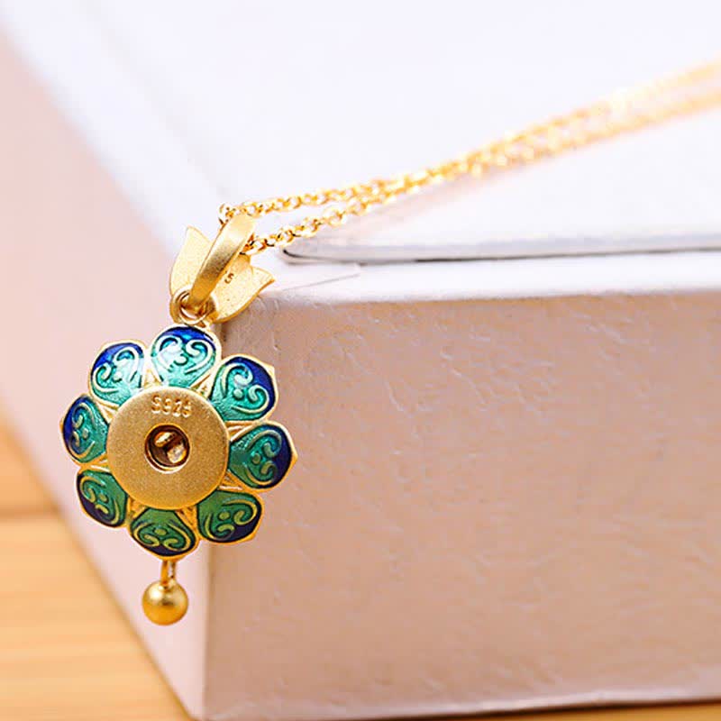 Kette Lotus Roter Achat Harmonie