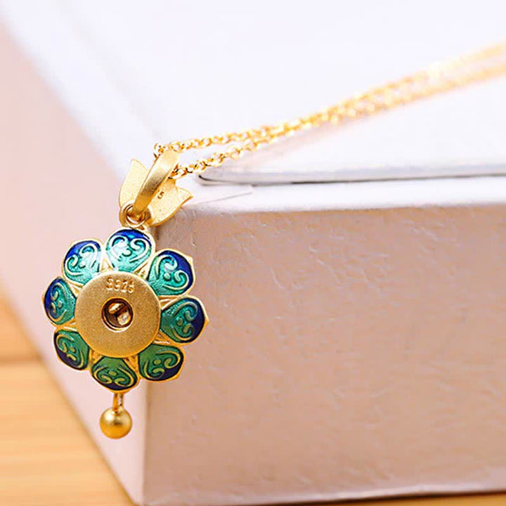 Kette Lotus Roter Achat Harmonie