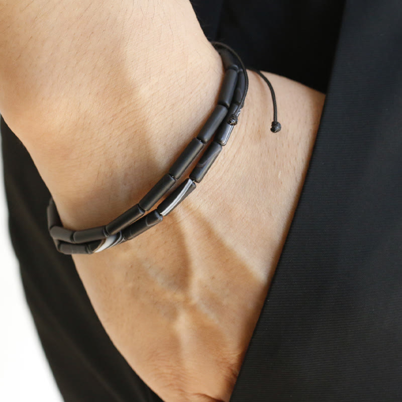 Armband Schwarzer Onyx Schutz Stärke