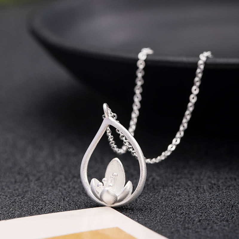 Kette Lotus Sterlingsilber Buddhismus Erleuchtung