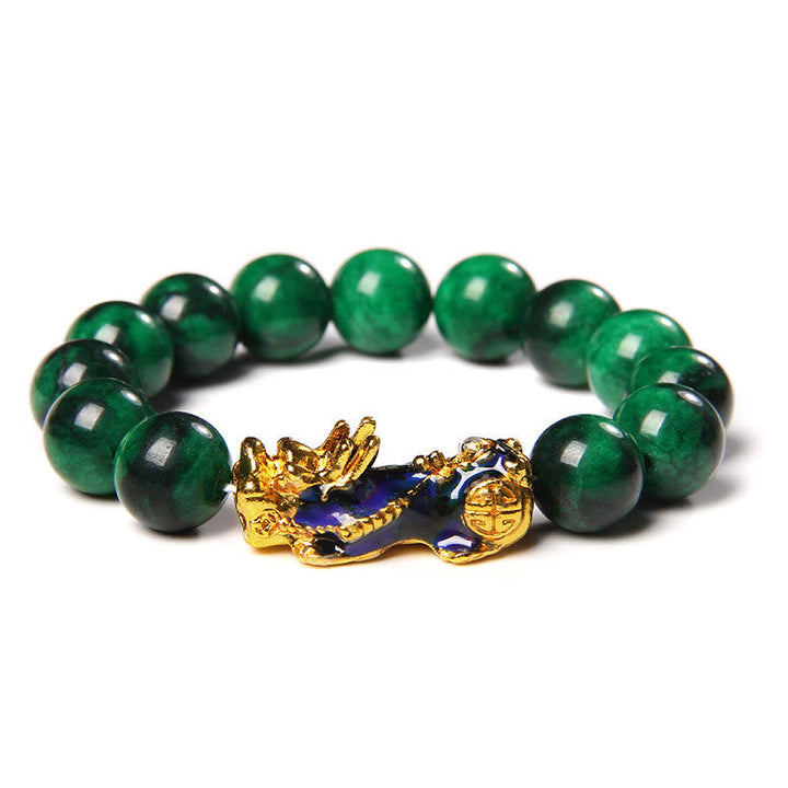 Armband Pixiu Jade "Wohlstand Schutz Glück"