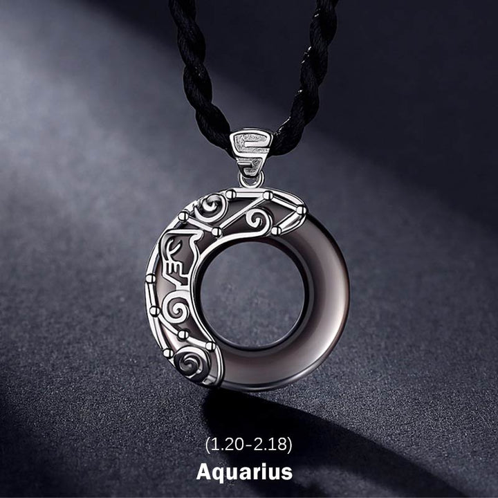 Kette Obsidian Widder – Mut & Glück | Zen Spirit