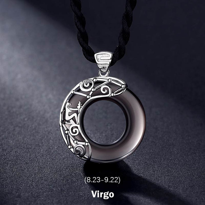 Kette Obsidian Widder – Mut & Glück | Zen Spirit