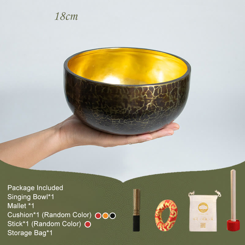 Klangschale Groß Tibetisch Yoga Heilung 18 cm