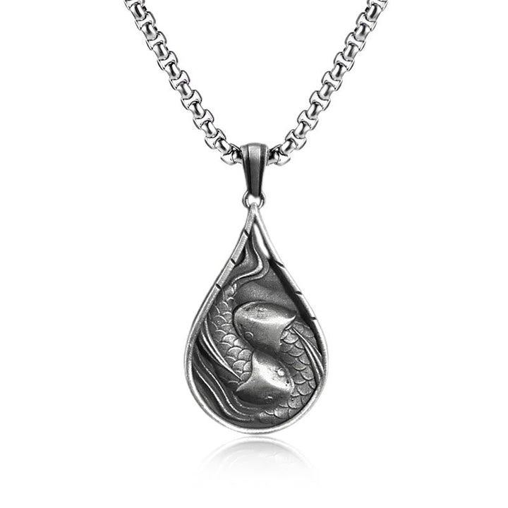 Kette Zinn Koi-Fische – Glück