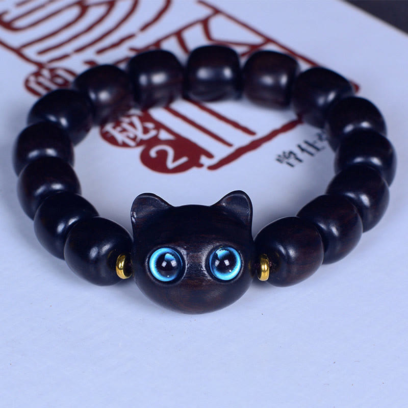 Armband Ebenholz Katze – Liebe & Frieden – Bild 11