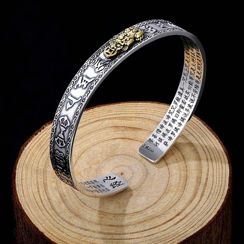 Armband Feng Shui PiXiu Reichtum Glück Silber