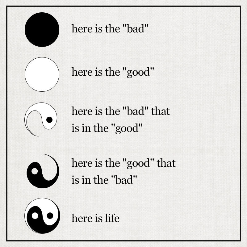 Partnerarmband Yin Yang Hämatit 2er Set