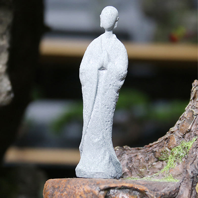 Buddha Meditation Mönch Harmonie Kleiner betender Buddha