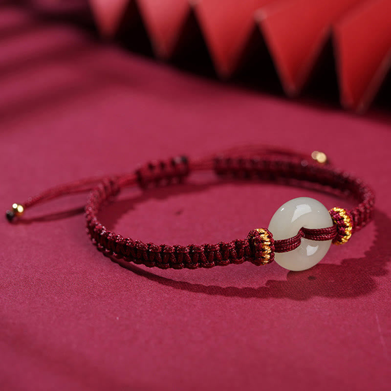 Armband Jade Abundance - Geflochten