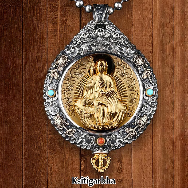 Anhänger Kette Tibetischer Jade Geburtsgott | Zen Spirit