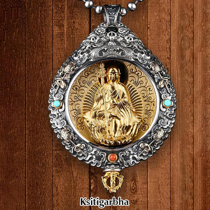 Anhänger Kette Tibetischer Jade Geburtsgott | Zen Spirit