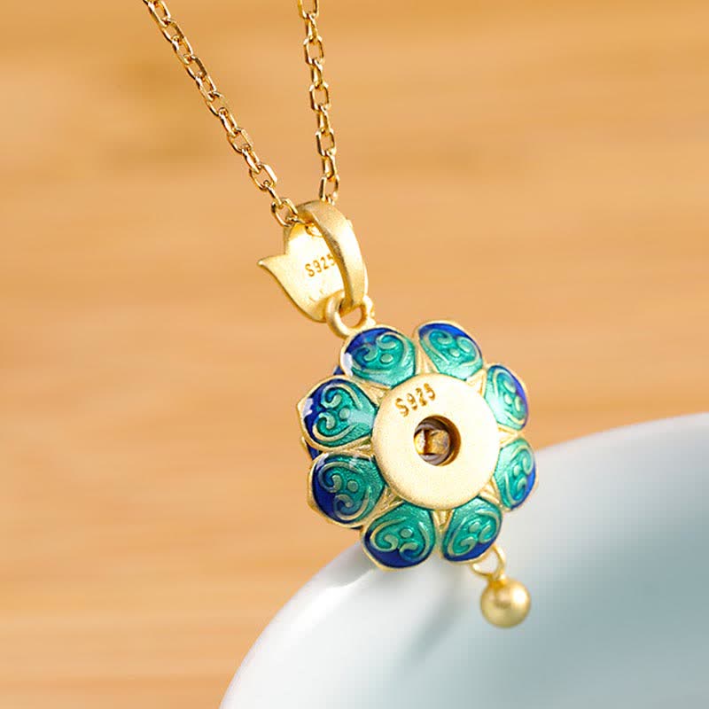 Kette Lotus Symbol Segen Blüte