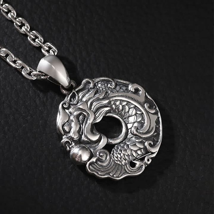 Drachen Silber Eleganz Schmuck Kette