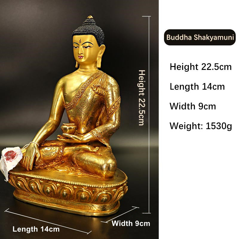 Buddha Shakyamuni Medizin Kupfer Mitgefühl Buddha Shakyamuni