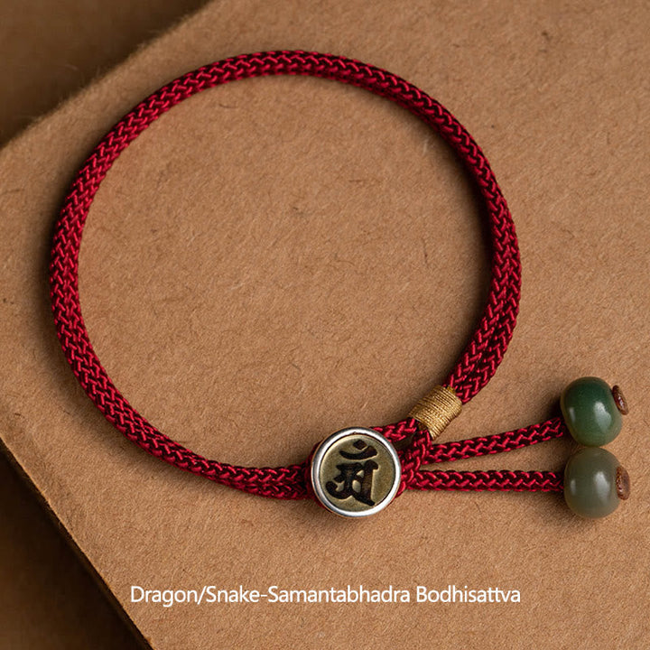 Armband Sternzeichen Talisman Rot Schnur Handgemacht