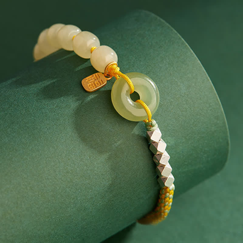 Armband 925 Silber Jade – Glück & Frieden
