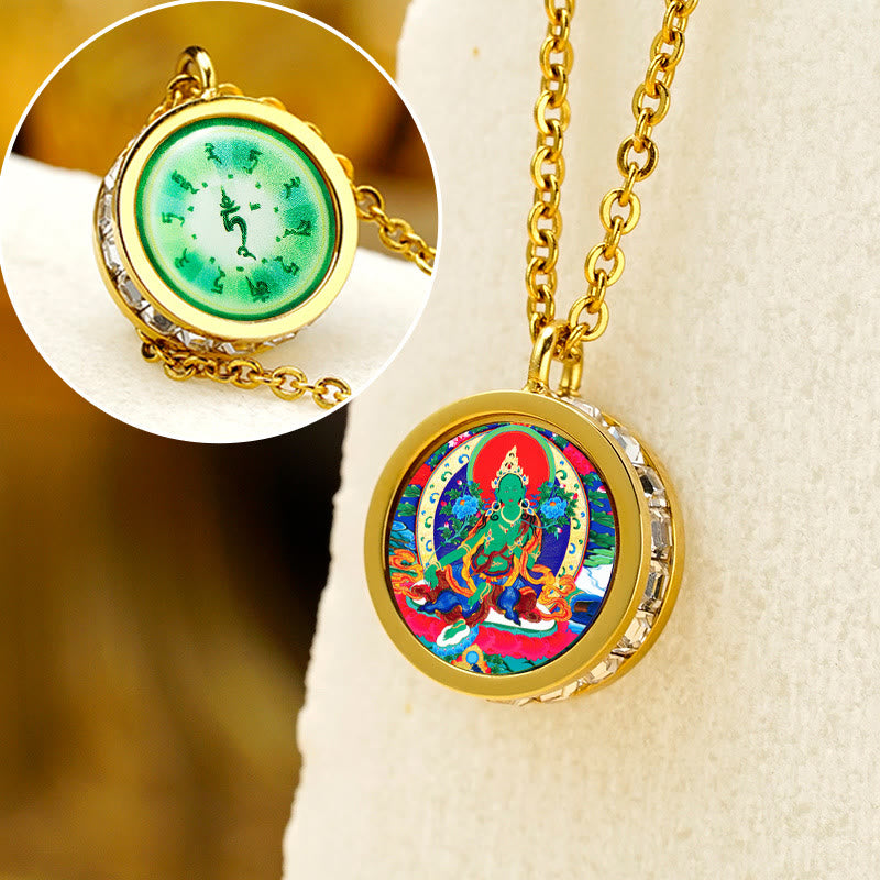 Kette Tara Anhänger Tibet Wohlstand