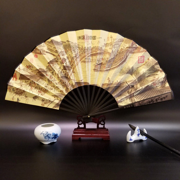 Deko Fächer Am Fluss zum Qingming-Fest