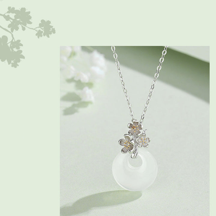 Kette Chalcedon Harmonie Anhänger Eleganz Schmuck