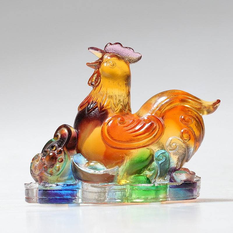 Drachen Figuren Tierkreis Liuli Hahn
