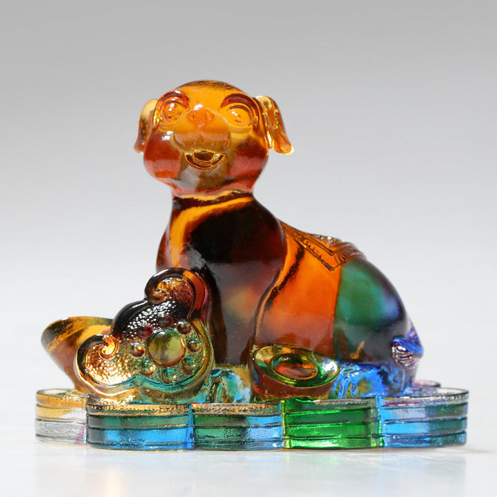 Drachen Figuren Tierkreis Liuli Hund