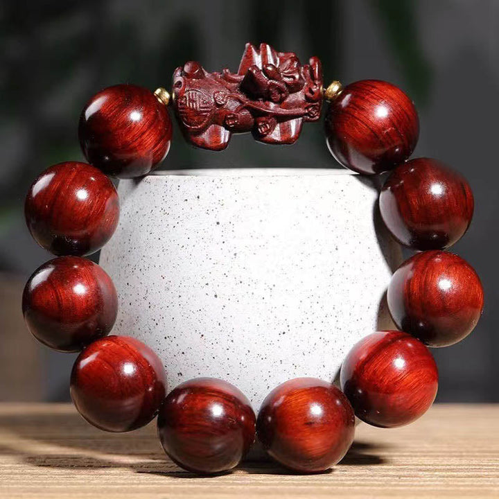 Armband PiXiu Sandelholz – Schutz & Glück