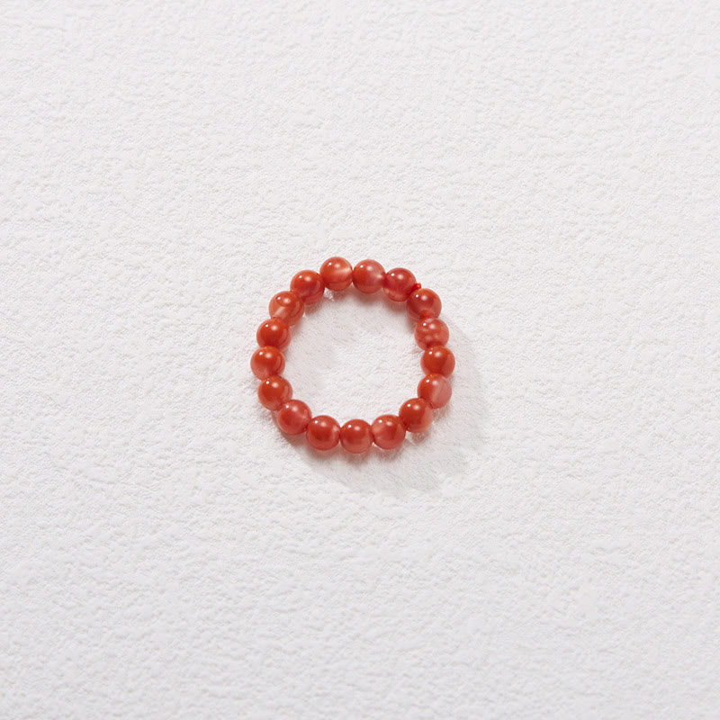 Armband Roter Achat Kette Türkis