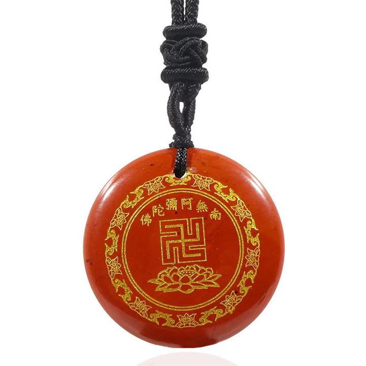 Anhänger Karneol Orange Weiß