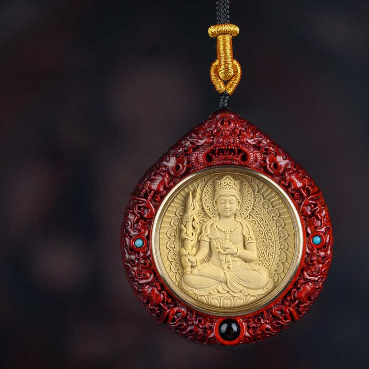 Kette Buddha Holz Sandelholz Anhänger Schmuck