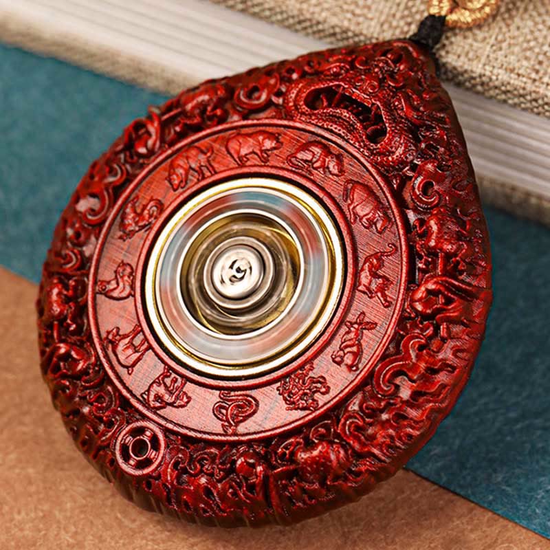 Kette Buddha Rot Anhänger Schmuck Zodiak