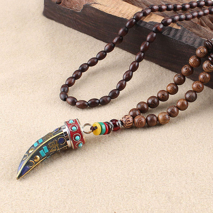 Kette Anhänger Tibetischer Wenge – Harmonie