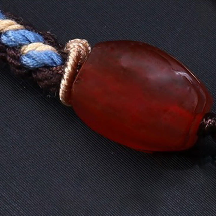 Achat Stein Tibetisch Kette Schutz