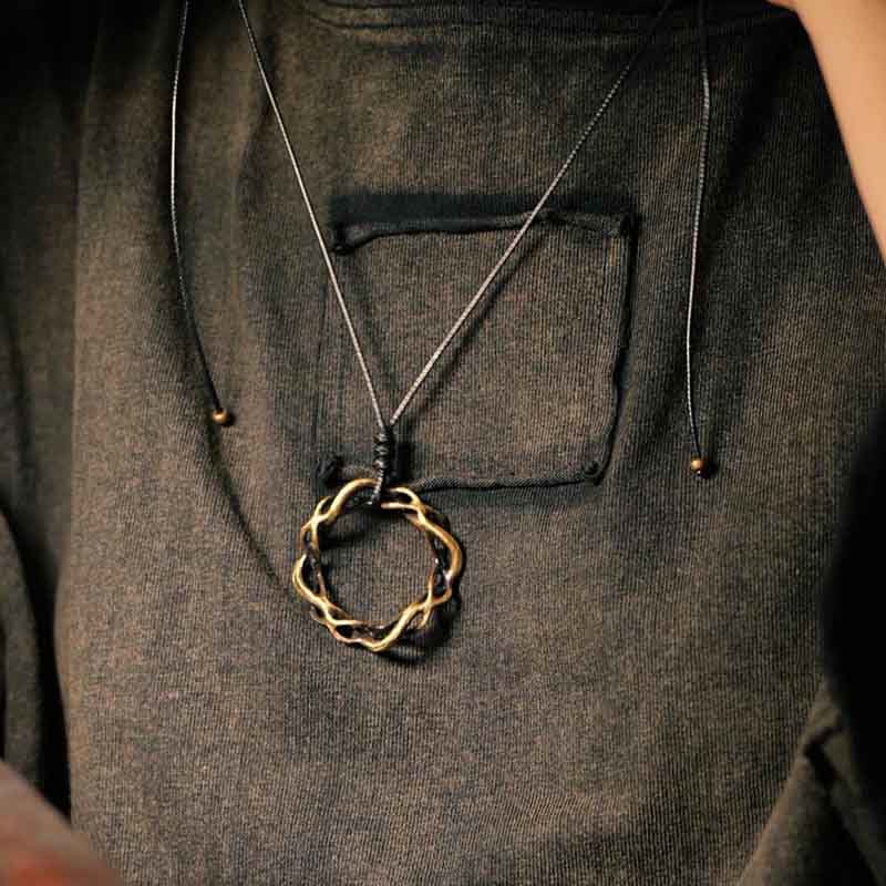 Anhänger Lotus Vintage Kette Glück
