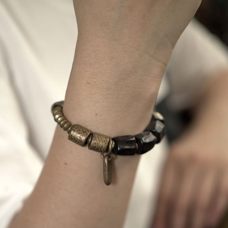 Armband Kupfer Ebenholz – Frieden & Balance