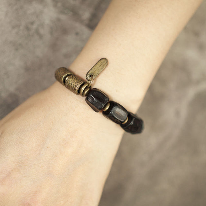 Armband Kupfer Ebenholz – Frieden & Balance