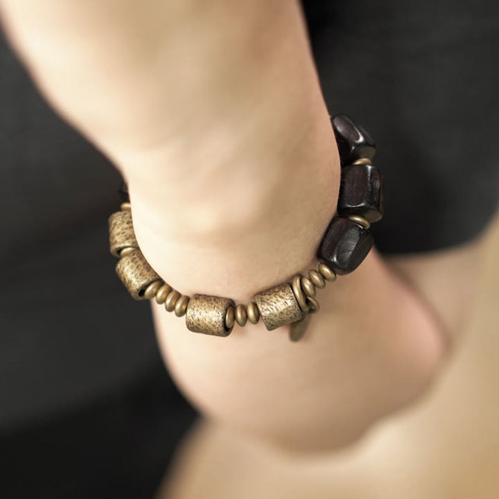 Armband Kupfer Ebenholz – Frieden & Balance
