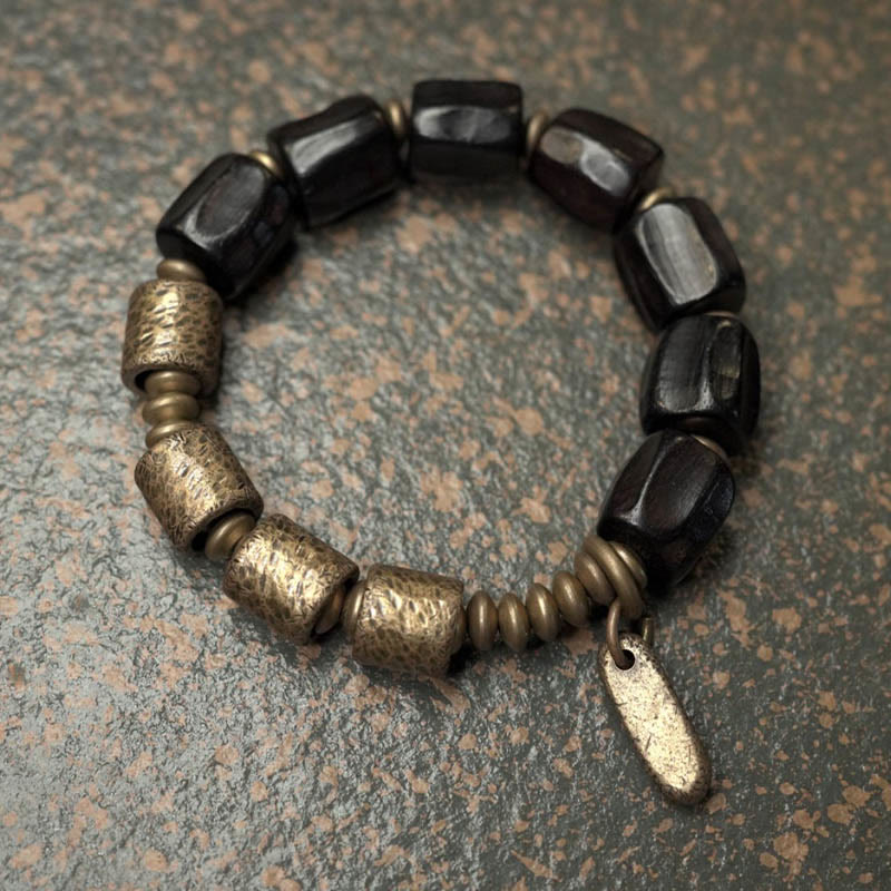 Armband Kupfer Ebenholz – Frieden & Balance