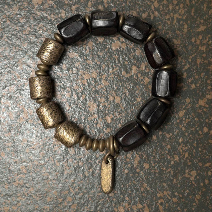 Armband Kupfer Ebenholz – Frieden & Balance