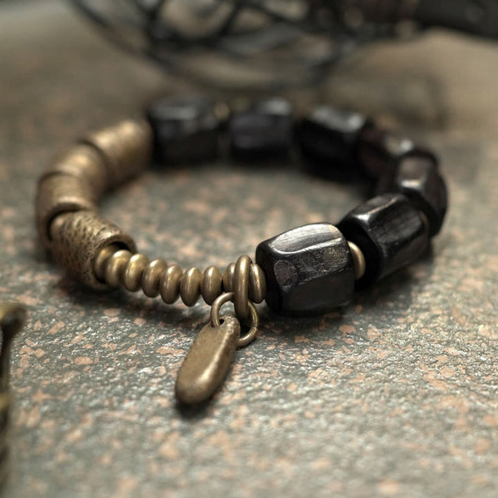 Armband Kupfer Ebenholz – Frieden & Balance