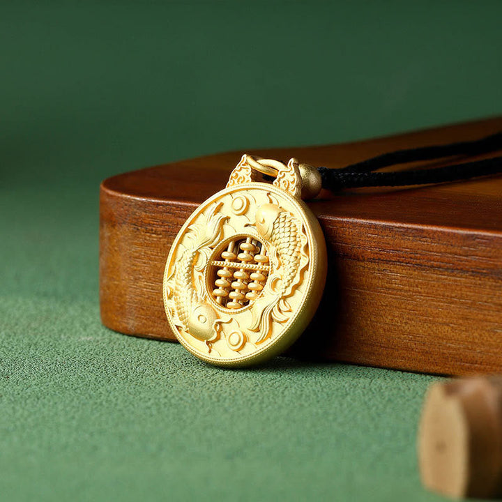Anhänger Kette Gold Koi Fisch – Wohlstand