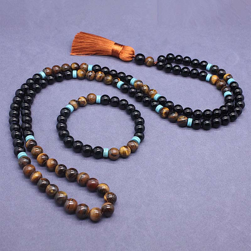 Mala Schwarzer Onyx – Frieden