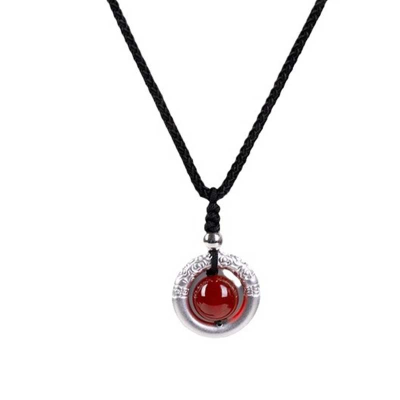 Anhänger, Kette, Roter Achat, Elegant, Klassisch