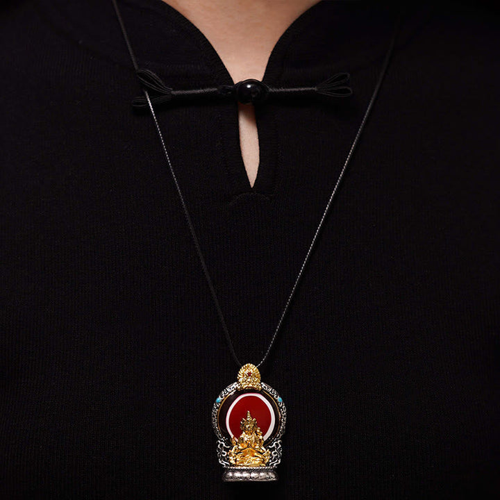 Avalokitesvara Anhänger Dzi Tibet Spiritualität
