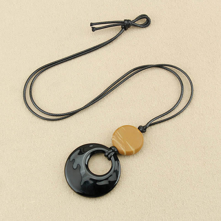 Anhänger Obsidian Liuli Kupfer Erfüllung